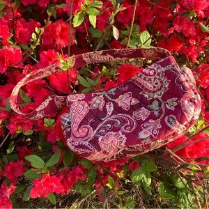 Vera Bradley Picadilly Plum Small Shoulder Bag